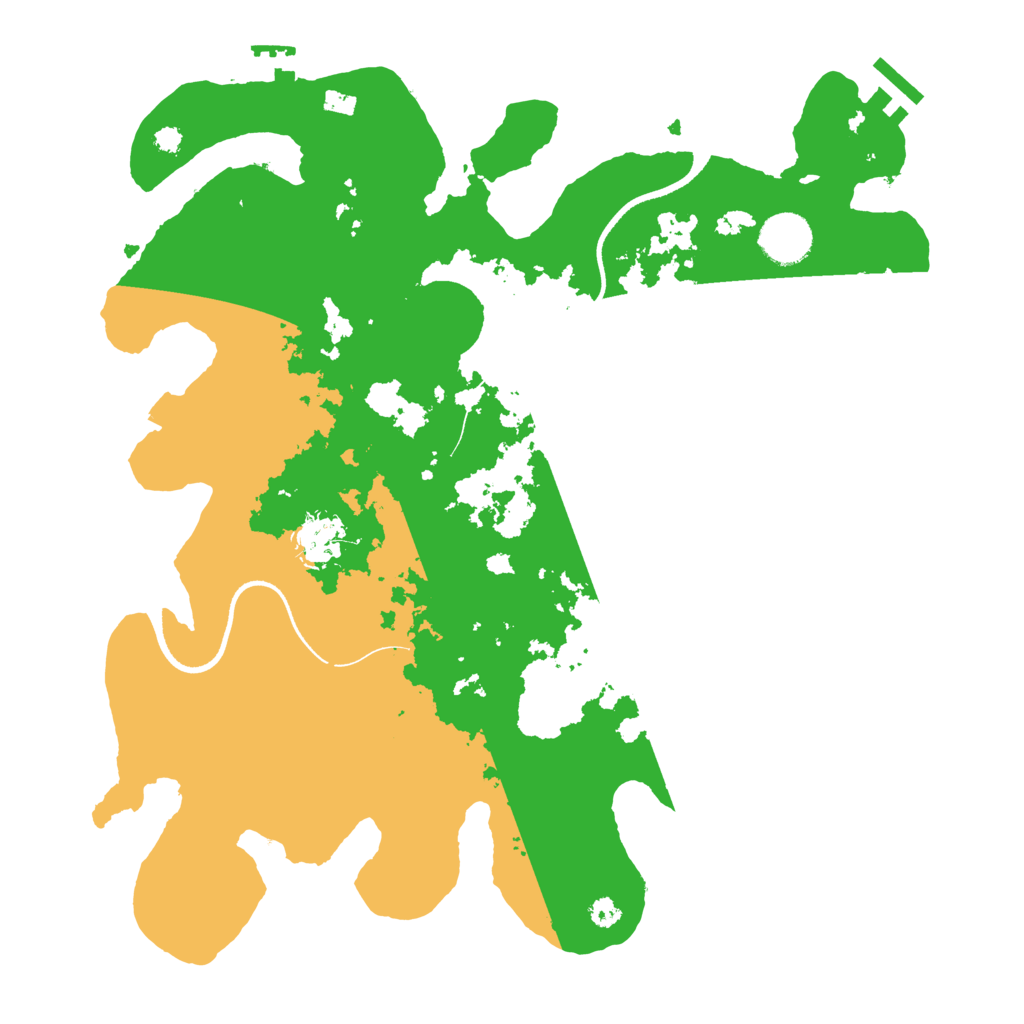 Biome Rust Map: Procedural Map, Size: 3500, Seed: 904639
