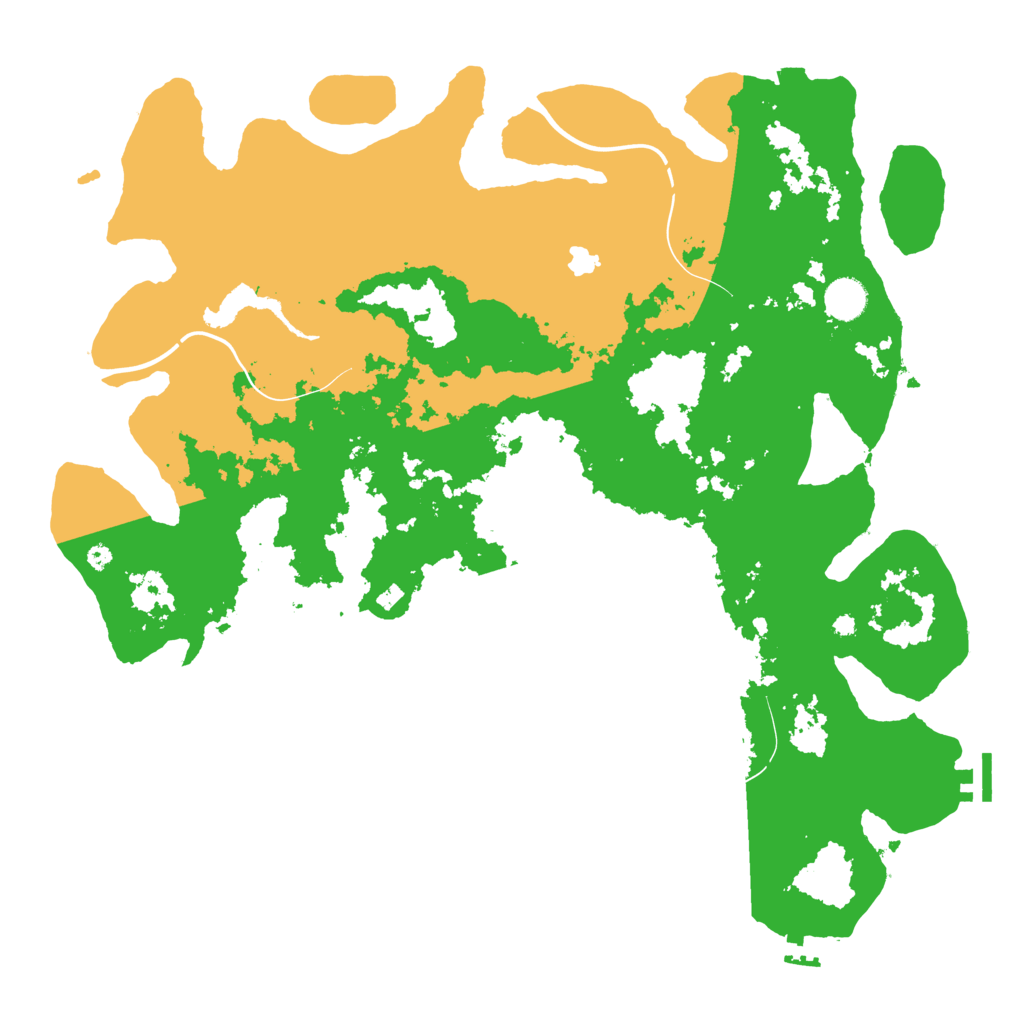 Biome Rust Map: Procedural Map, Size: 4250, Seed: 391026990