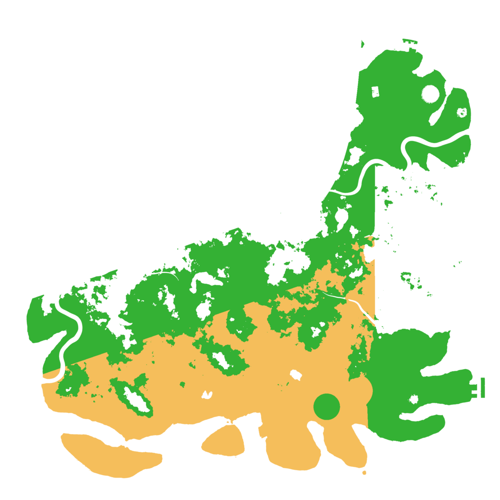 Biome Rust Map: Procedural Map, Size: 5000, Seed: 2142249159