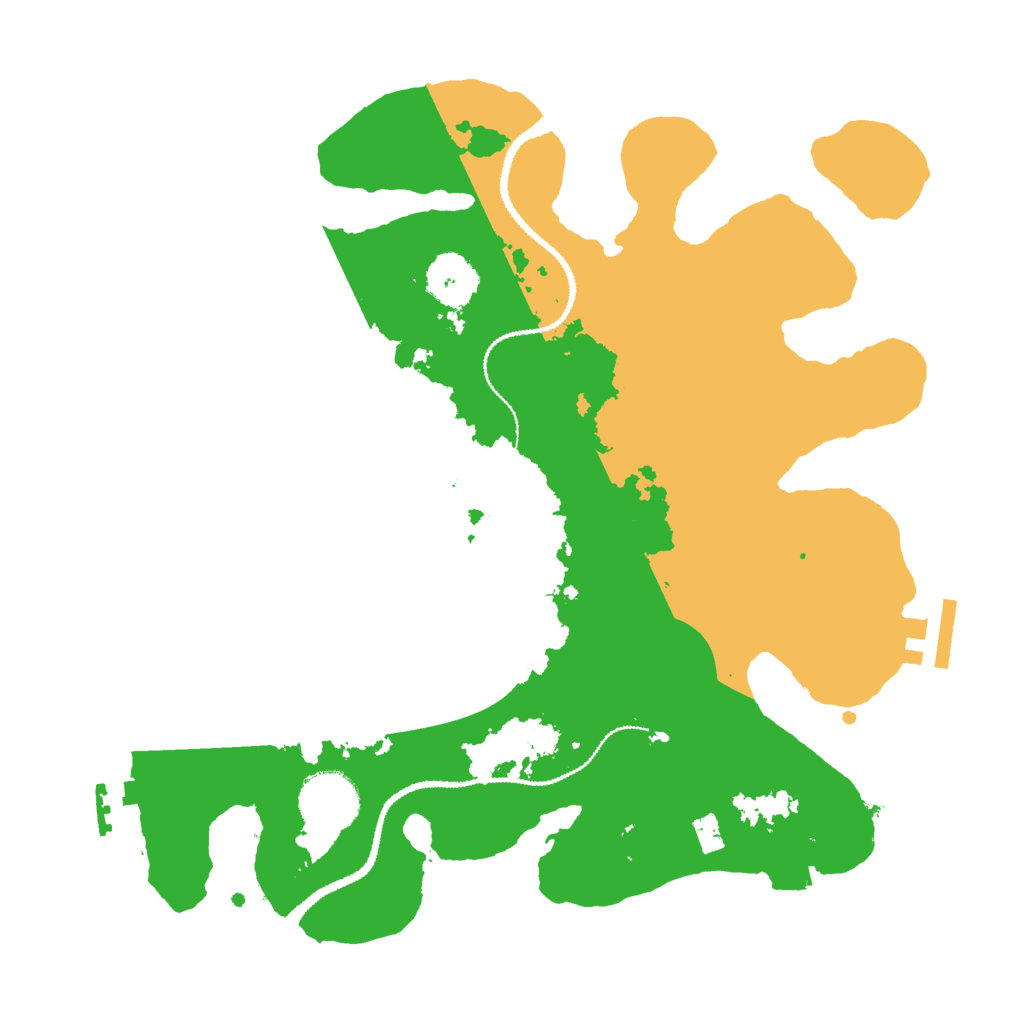 Biome Rust Map: Procedural Map, Size: 3000, Seed: 16102