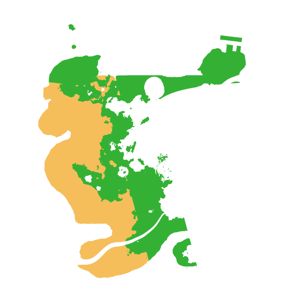 Biome Rust Map: Procedural Map, Size: 2800, Seed: 1161852567