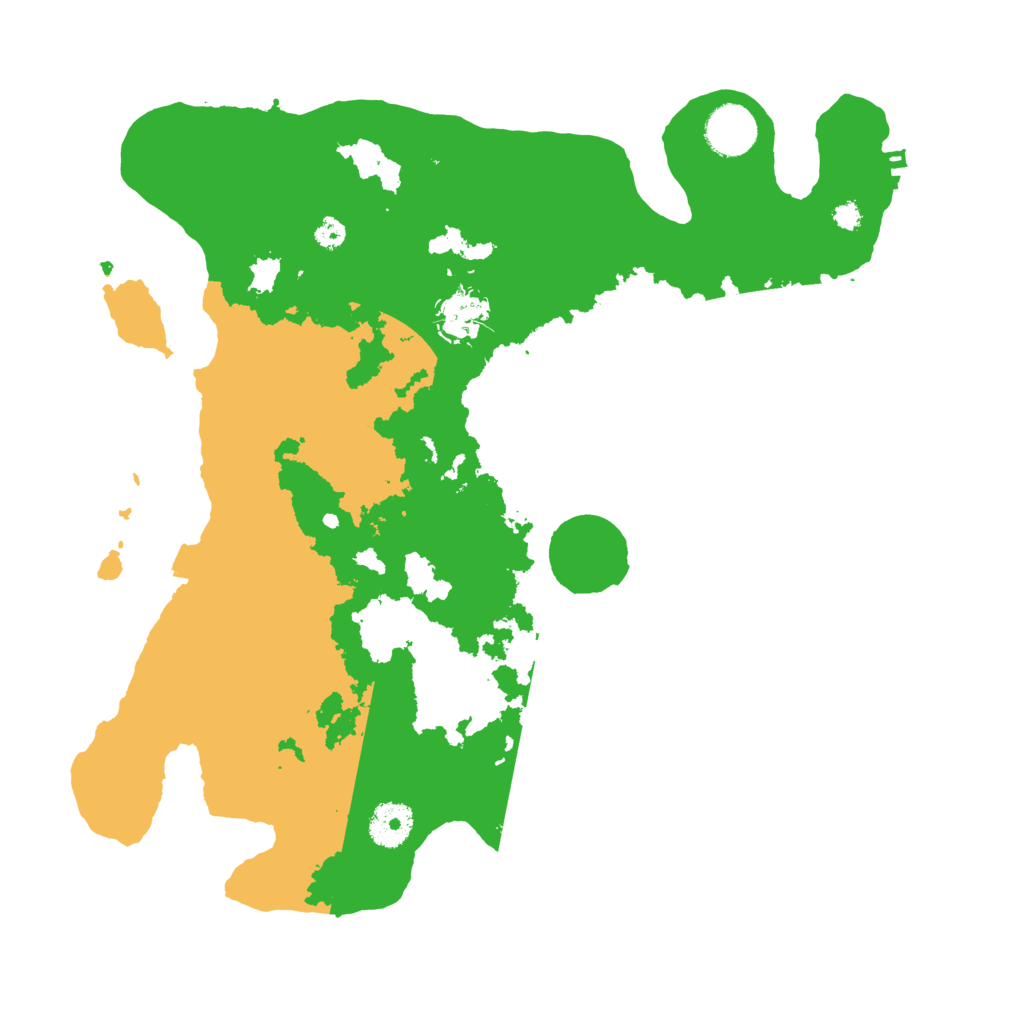 Biome Rust Map: Procedural Map, Size: 3500, Seed: 43305369
