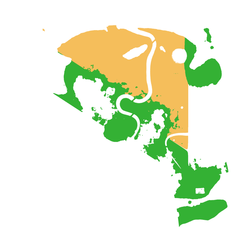 Biome Rust Map: Procedural Map, Size: 3000, Seed: 5010