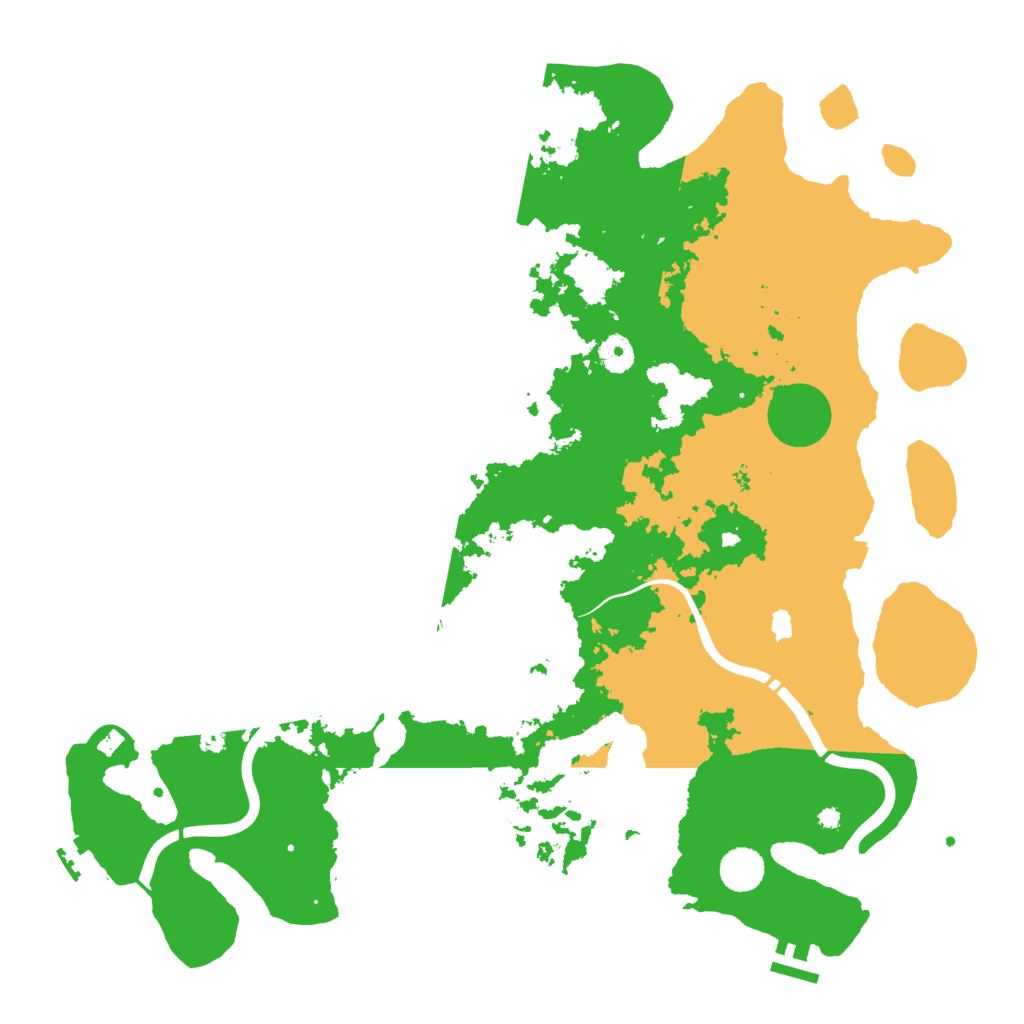Biome Rust Map: Procedural Map, Size: 4250, Seed: 20232