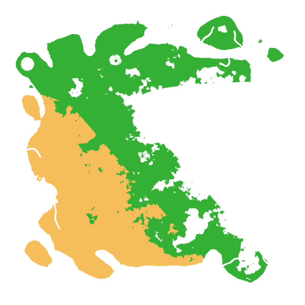 Biome Rust Map: Procedural Map, Size: 4050, Seed: 1199223845