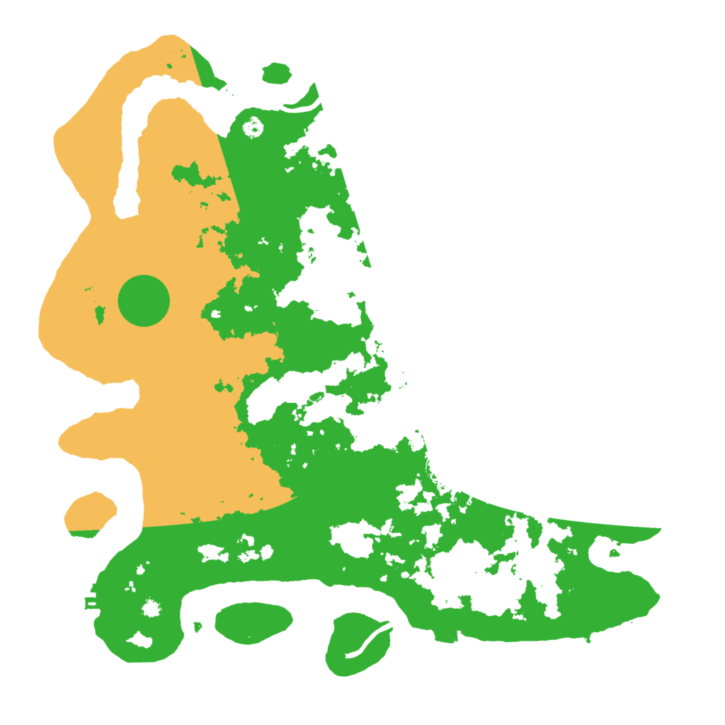 Biome Rust Map: Procedural Map, Size: 3700, Seed: 13691089