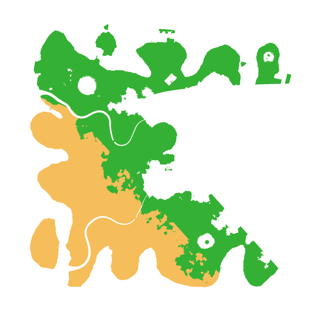 Biome Rust Map: Procedural Map, Size: 3000, Seed: 55613