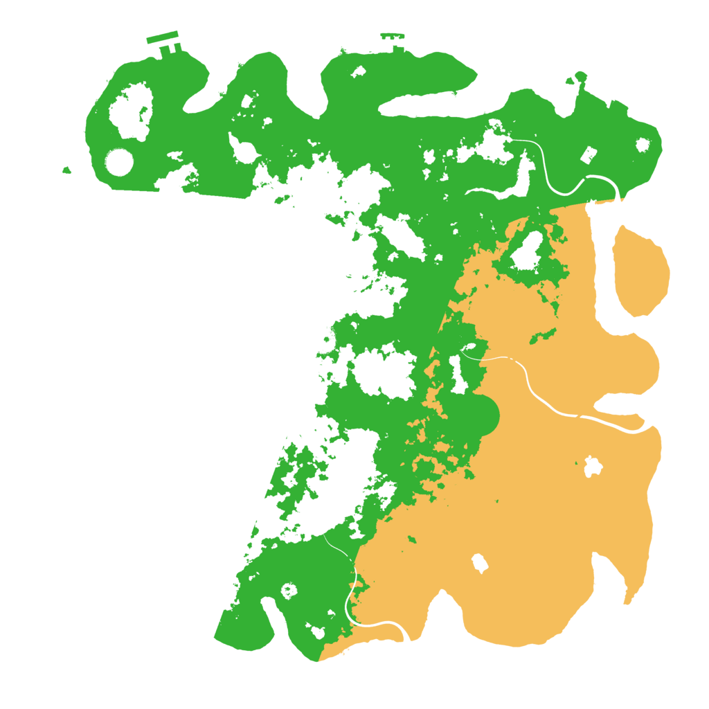 Biome Rust Map: Procedural Map, Size: 4500, Seed: 12072023