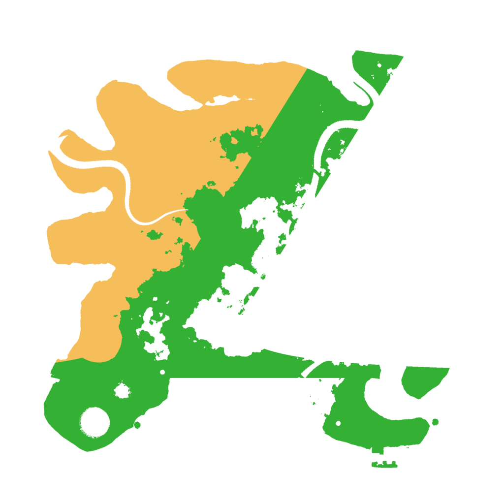 Biome Rust Map: Procedural Map, Size: 3000, Seed: 7726