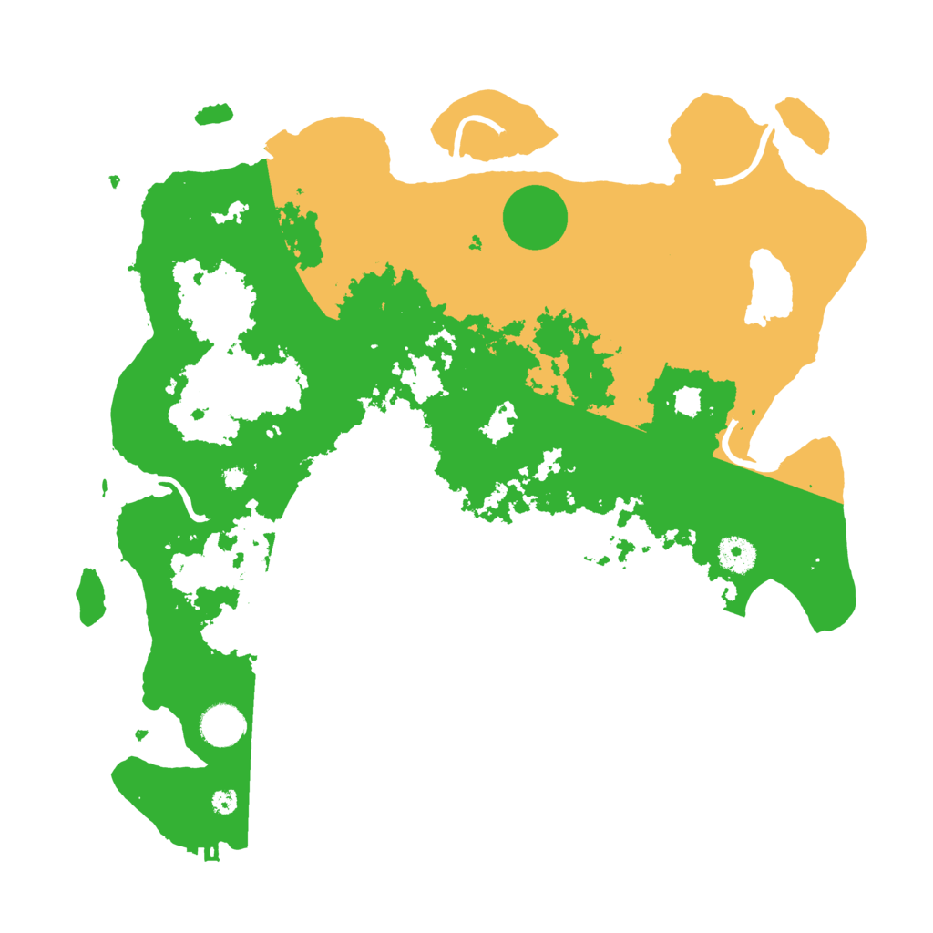 Biome Rust Map: Procedural Map, Size: 3800, Seed: 17401263