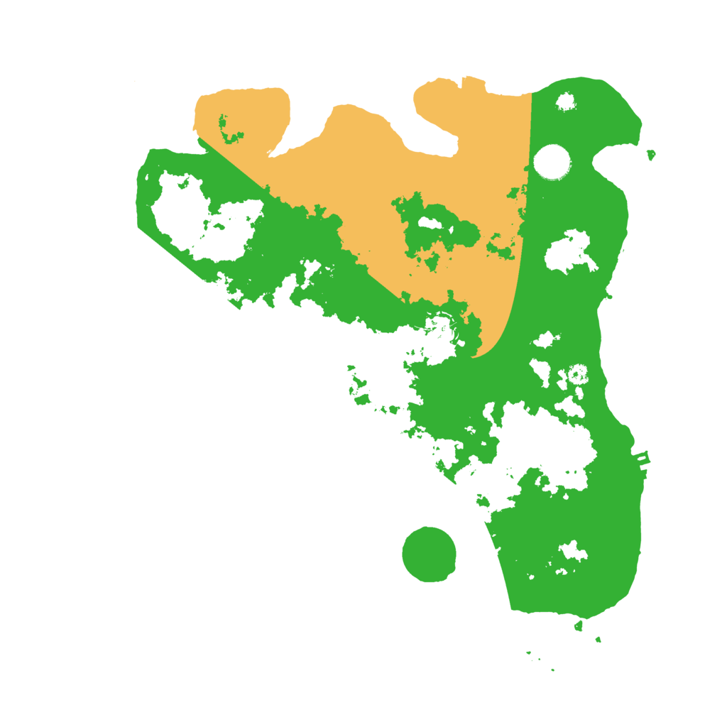 Biome Rust Map: Procedural Map, Size: 3600, Seed: 8709057