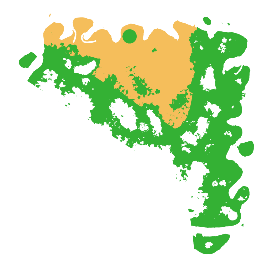 Biome Rust Map: Procedural Map, Size: 5000, Seed: 5010