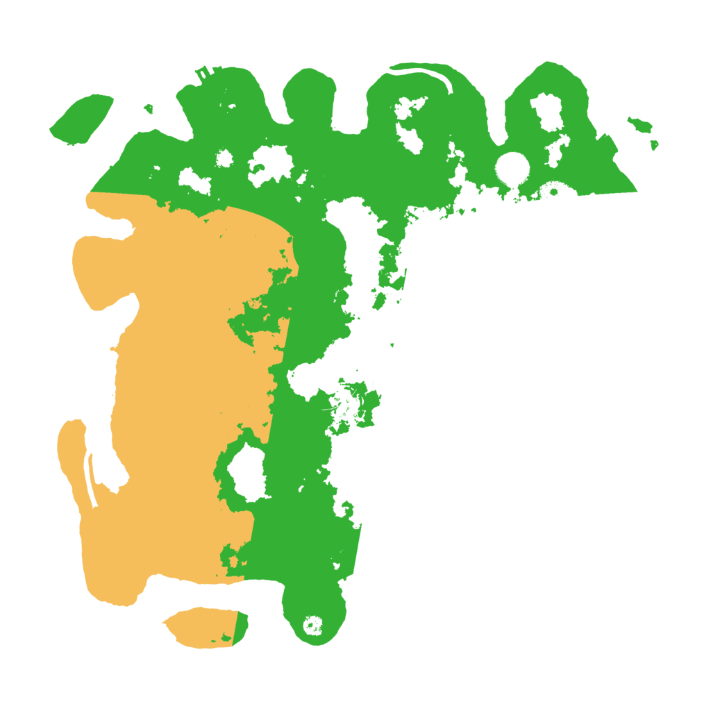 Biome Rust Map: Procedural Map, Size: 3700, Seed: 394889043