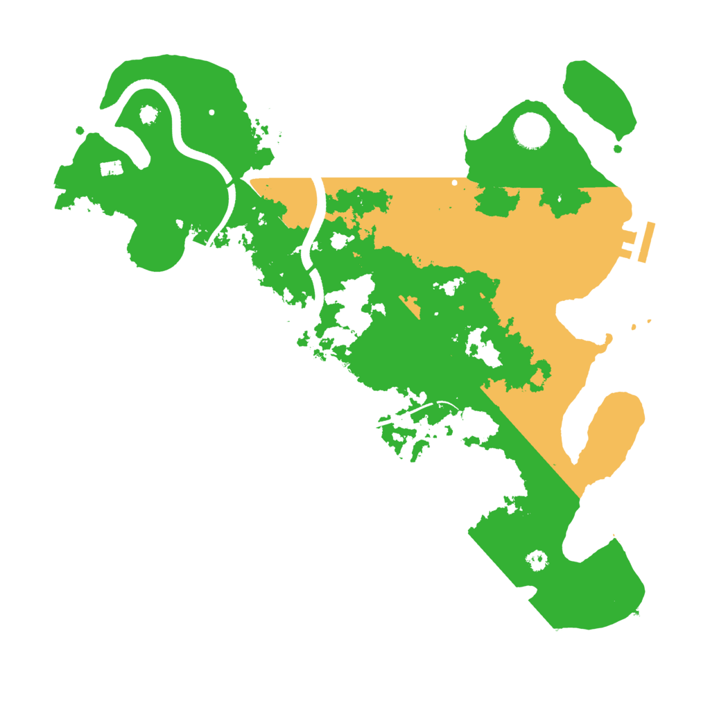 Biome Rust Map: Procedural Map, Size: 3500, Seed: 1486075907