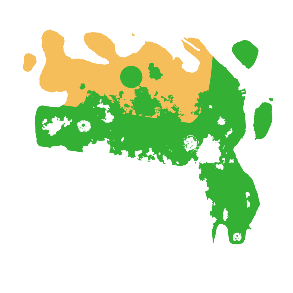Biome Rust Map: Procedural Map, Size: 3500, Seed: 81395731