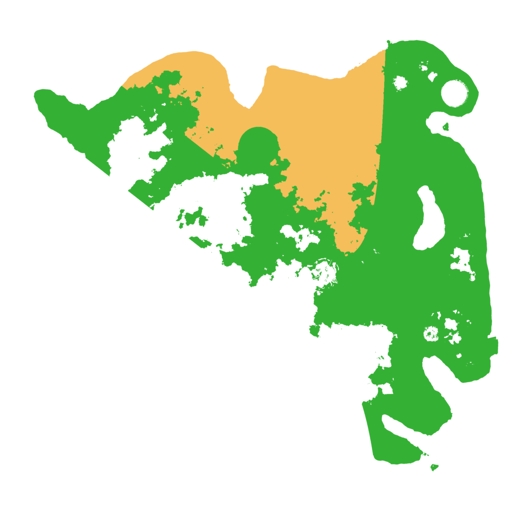 Biome Rust Map: Procedural Map, Size: 3500, Seed: 80907206