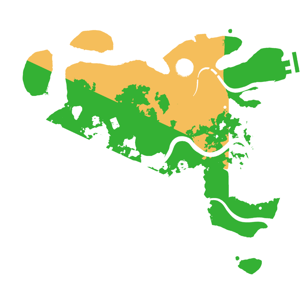 Biome Rust Map: Procedural Map, Size: 3000, Seed: 26509054