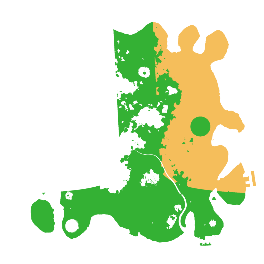 Biome Rust Map: Procedural Map, Size: 3500, Seed: 1723951240