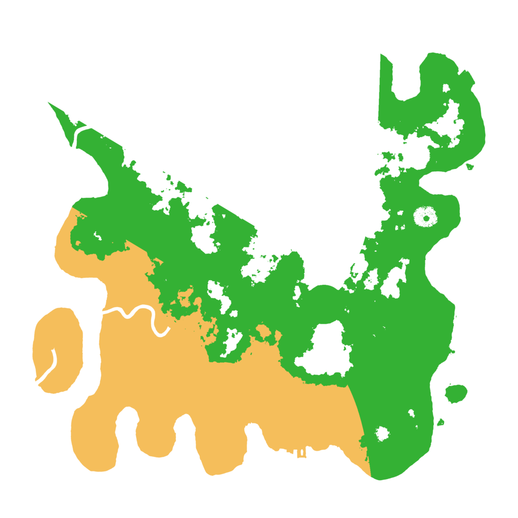 Biome Rust Map: Procedural Map, Size: 3500, Seed: 874505920