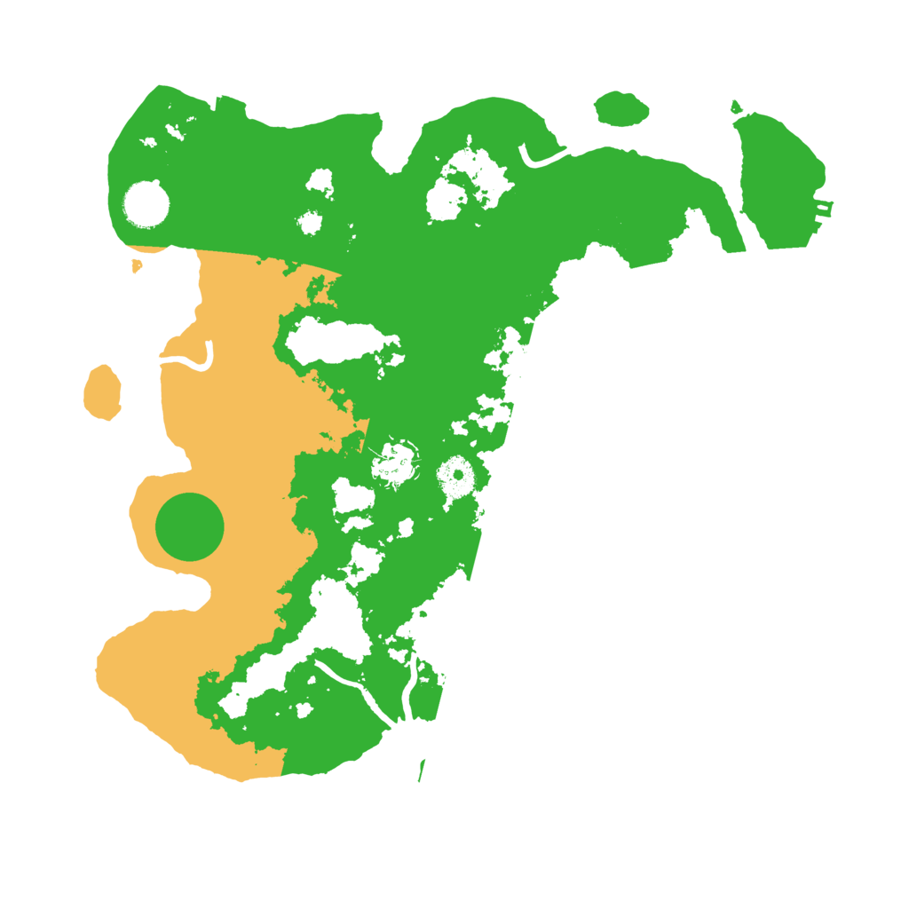 Biome Rust Map: Procedural Map, Size: 3500, Seed: 2461503