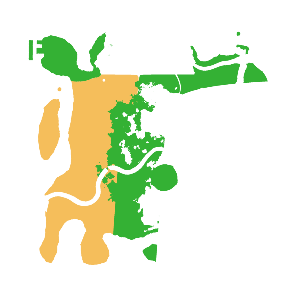 Biome Rust Map: Procedural Map, Size: 3000, Seed: 10306