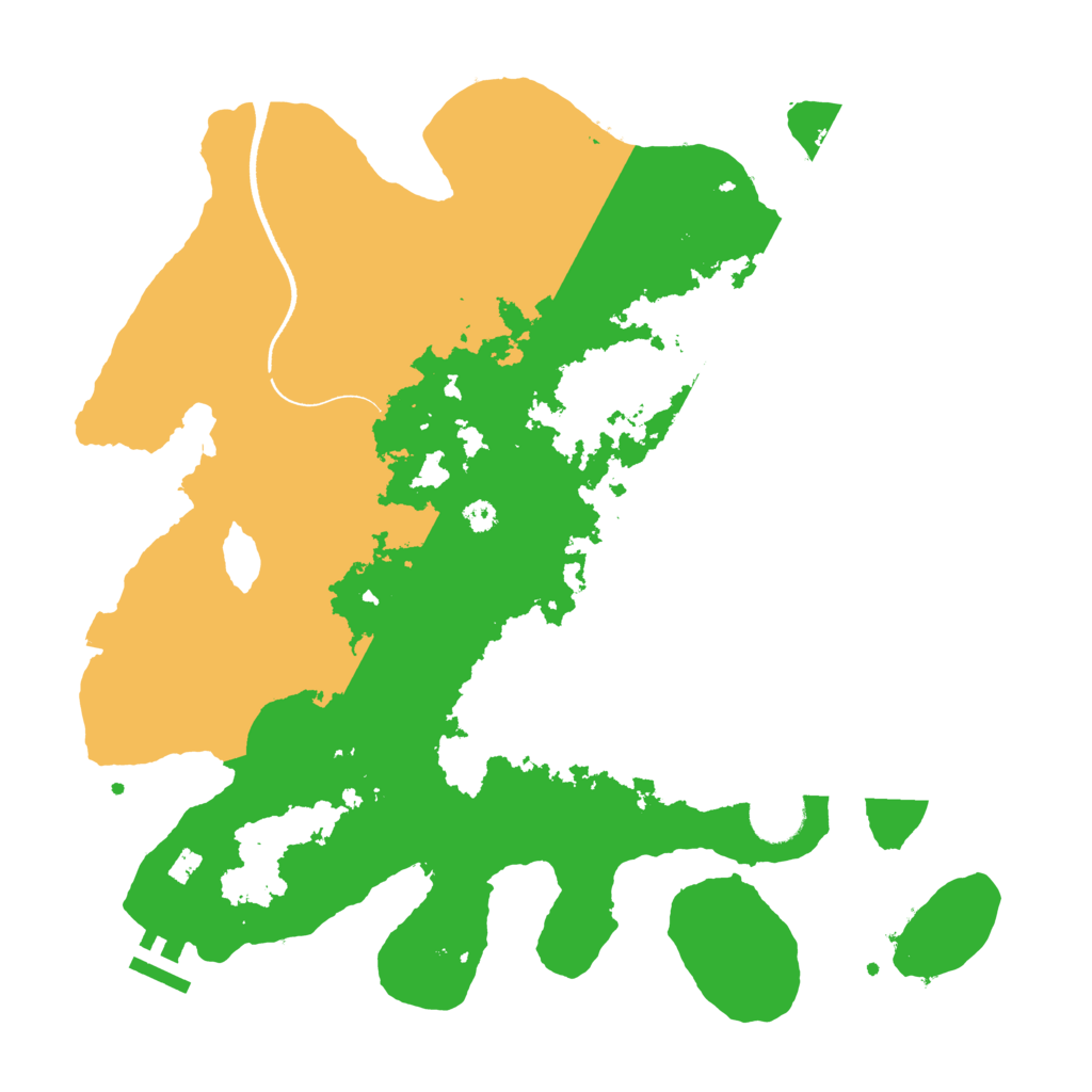 Biome Rust Map: Procedural Map, Size: 3500, Seed: 1654560432