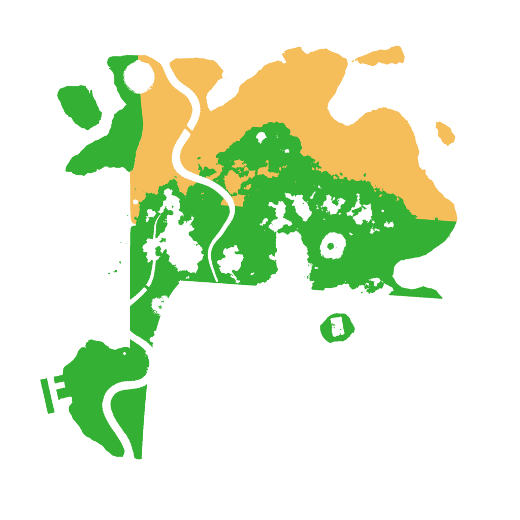 Biome Rust Map: Procedural Map, Size: 3000, Seed: 772277249