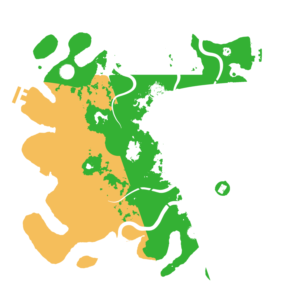 Biome Rust Map: Procedural Map, Size: 3500, Seed: 1602848556