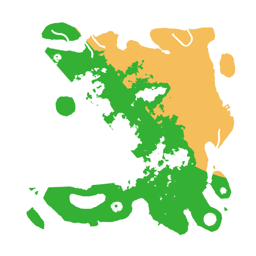 Biome Rust Map: Procedural Map, Size: 3500, Seed: 419258229