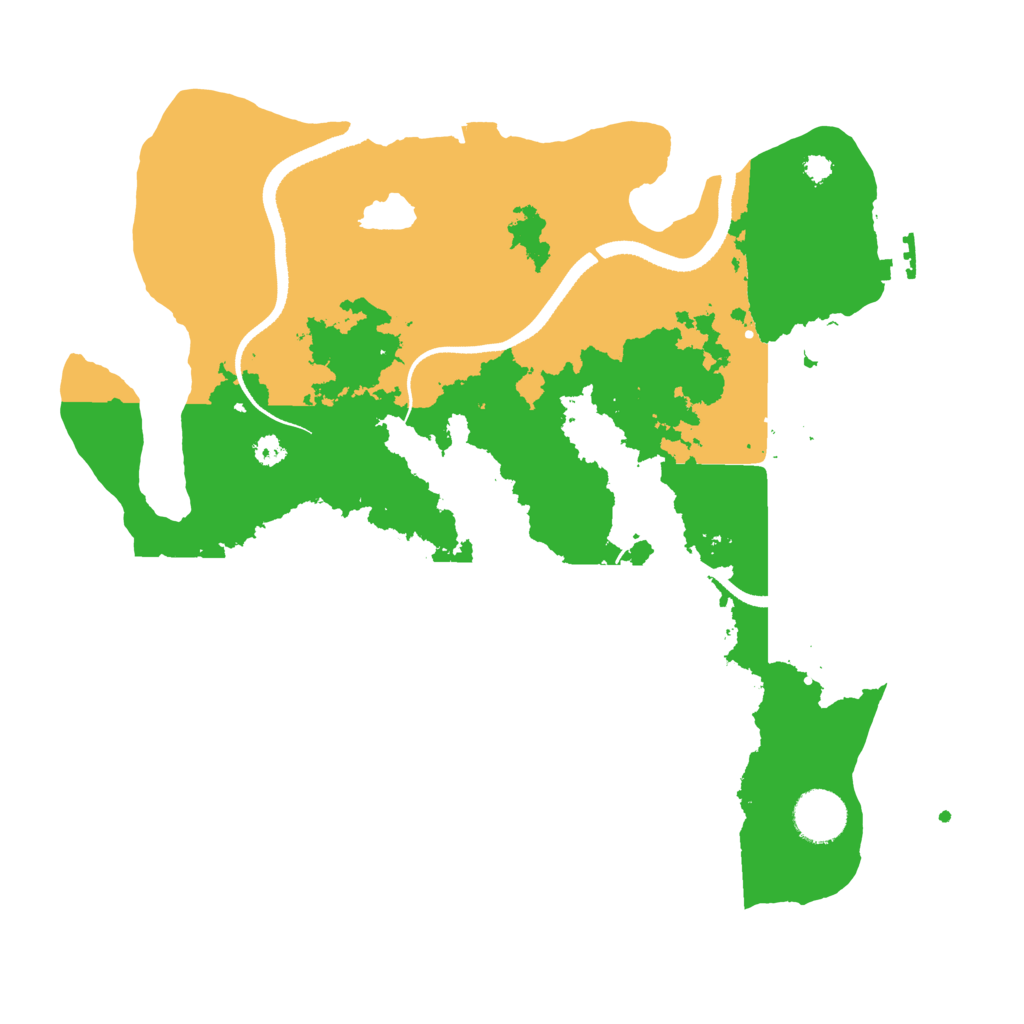 Biome Rust Map: Procedural Map, Size: 3400, Seed: 24480788