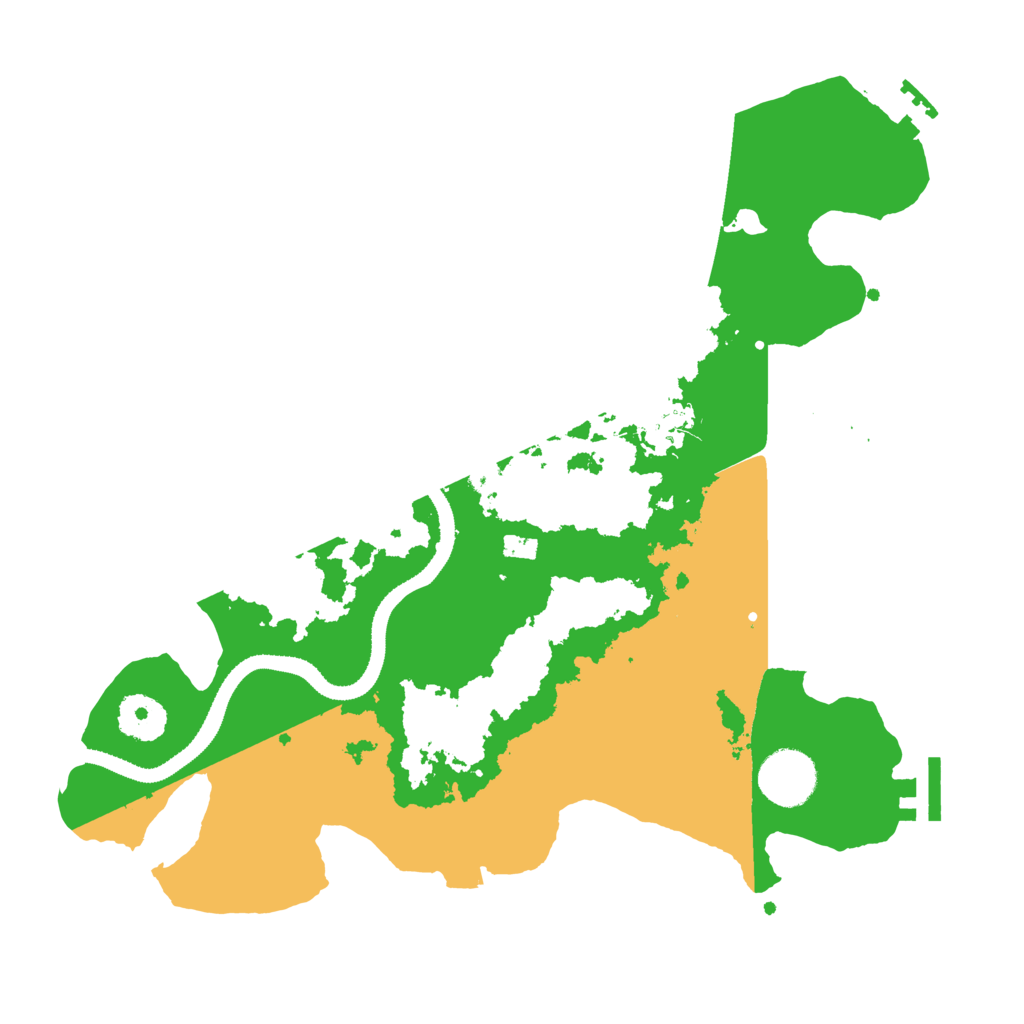 Biome Rust Map: Procedural Map, Size: 3250, Seed: 655905592