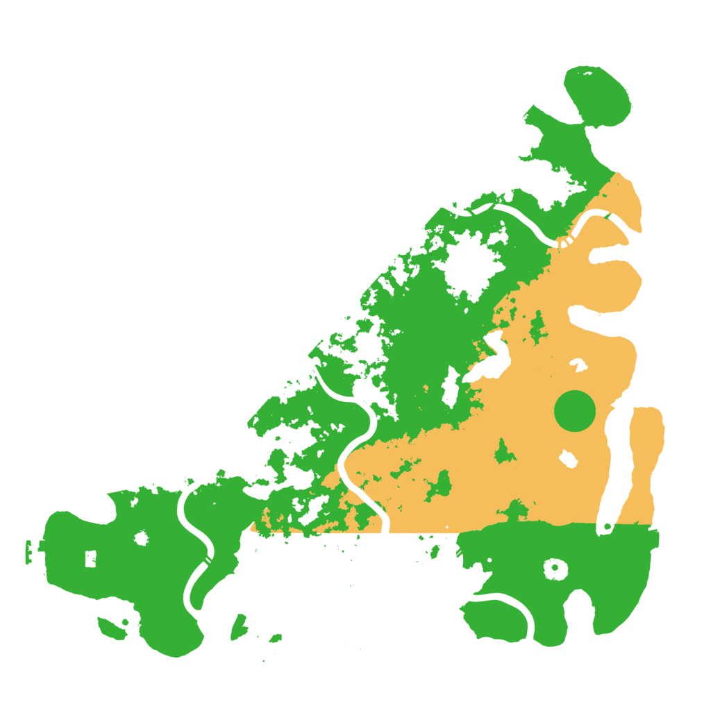 Biome Rust Map: Procedural Map, Size: 4500, Seed: 115527301