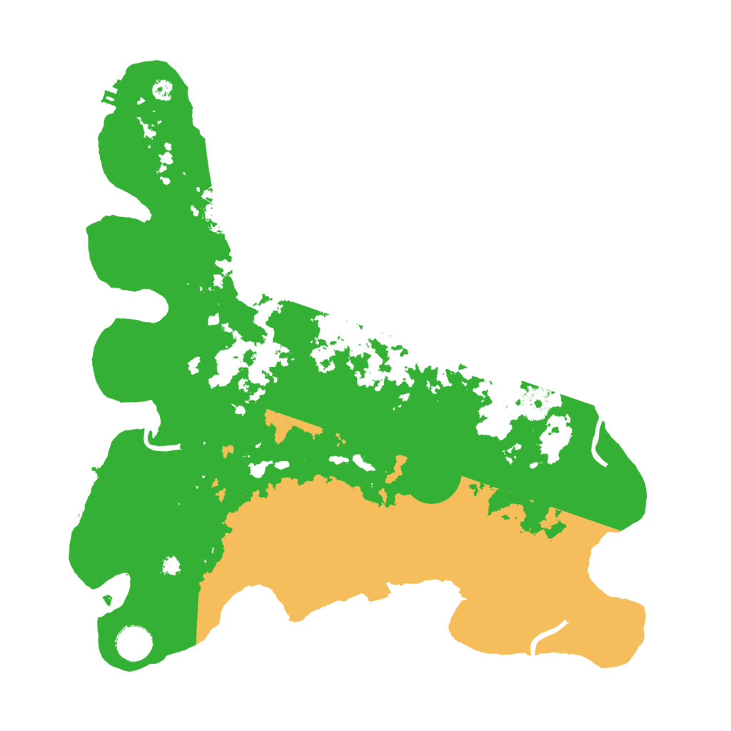 Biome Rust Map: Procedural Map, Size: 3600, Seed: 1216491144
