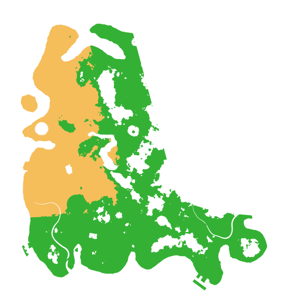 Biome Rust Map: Procedural Map, Size: 4000, Seed: 1172579624