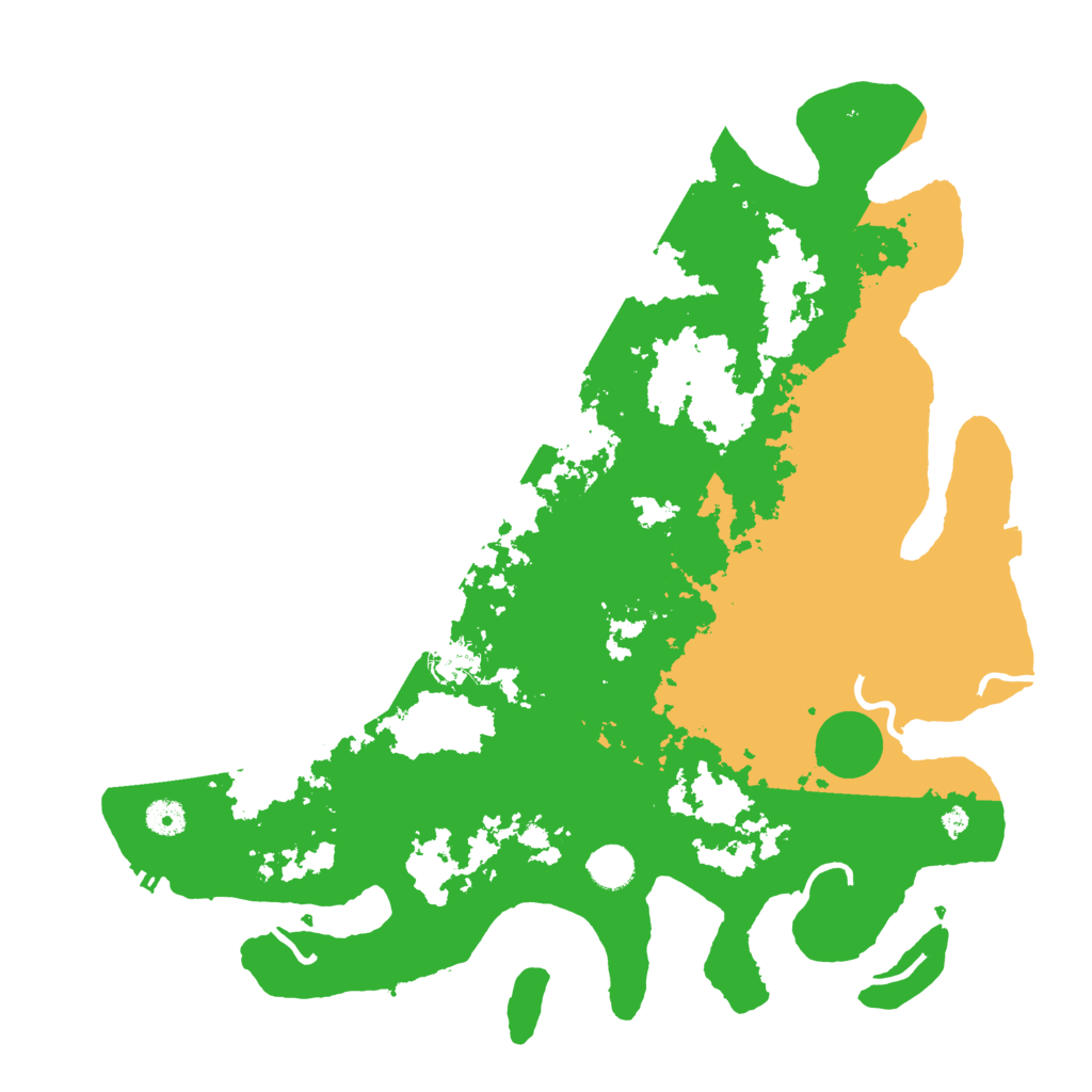 Biome Rust Map: Procedural Map, Size: 4300, Seed: 110323