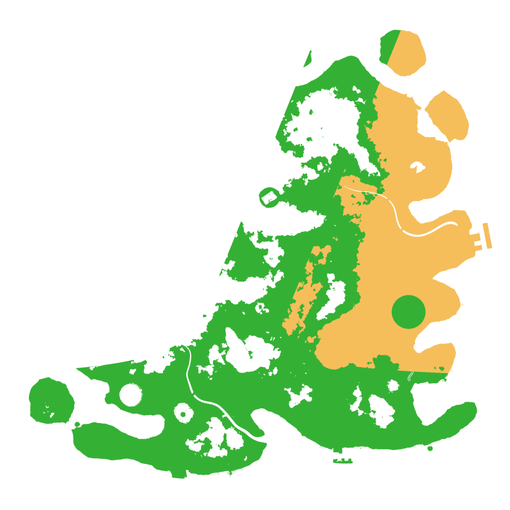 Biome Rust Map: Procedural Map, Size: 4000, Seed: 311938