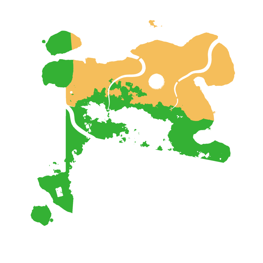 Biome Rust Map: Procedural Map, Size: 3000, Seed: 3915264