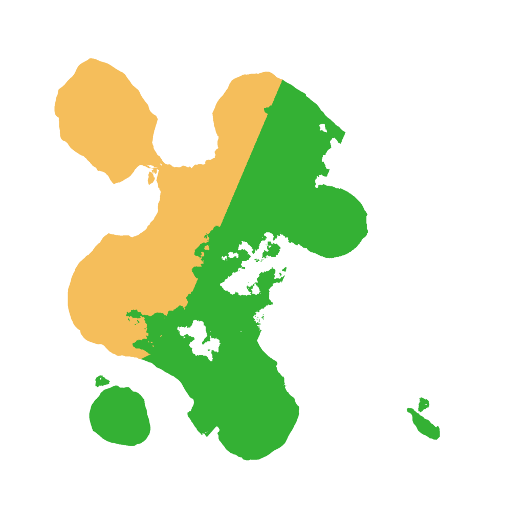 Biome Rust Map: Procedural Map, Size: 2000, Seed: 551775791