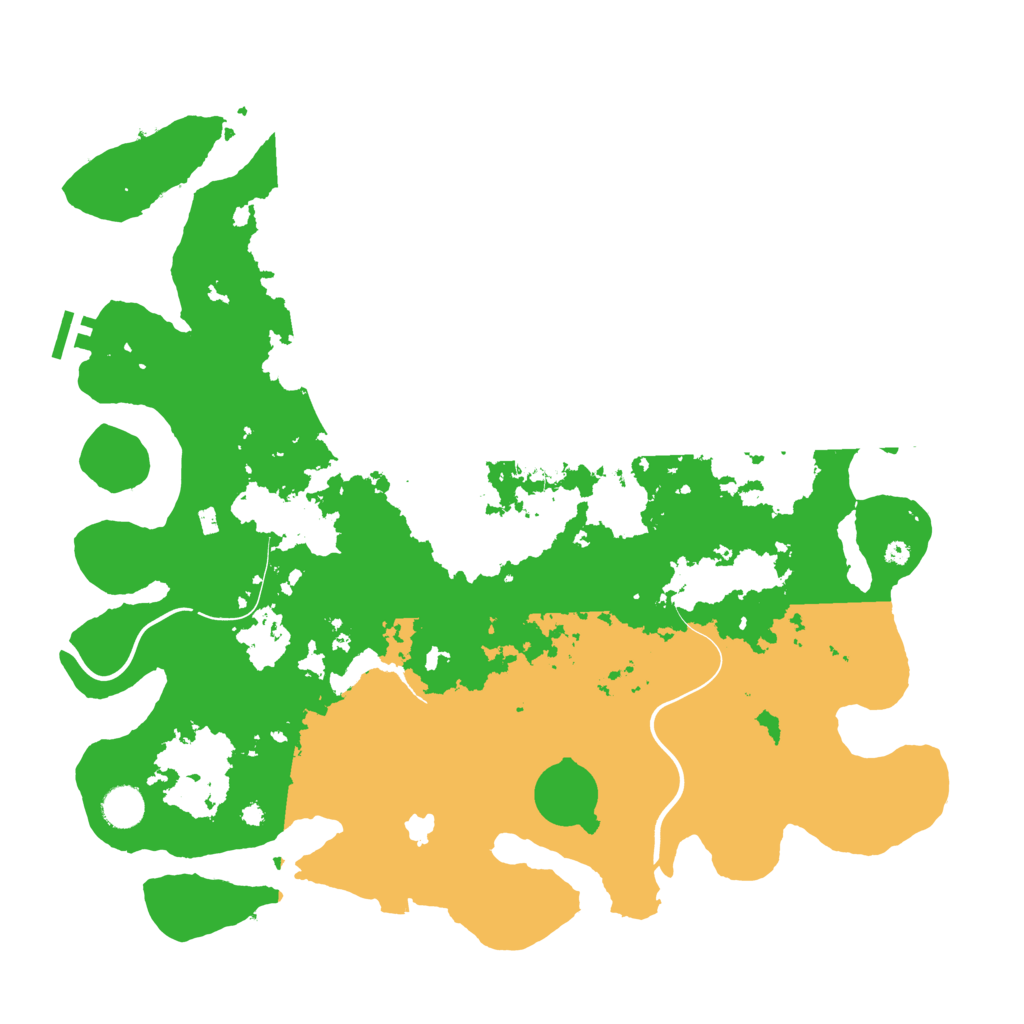 Biome Rust Map: Procedural Map, Size: 4250, Seed: 90478957