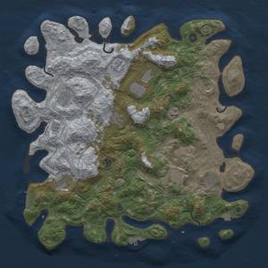 Thumbnail Rust Map: Procedural Map, Size: 4500, Seed: 320, 19 Monuments