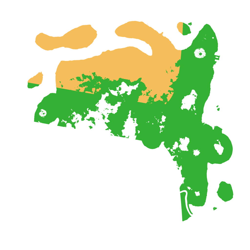 Biome Rust Map: Procedural Map, Size: 3500, Seed: 38512987