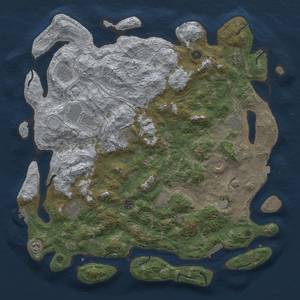 Thumbnail Rust Map: Procedural Map, Size: 4800, Seed: 346970100, 19 Monuments