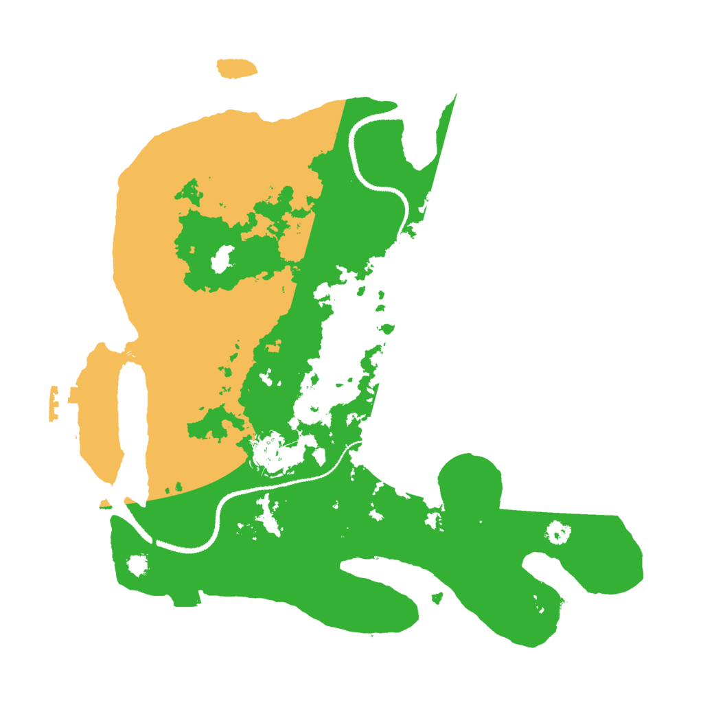 Biome Rust Map: Procedural Map, Size: 3000, Seed: 16413