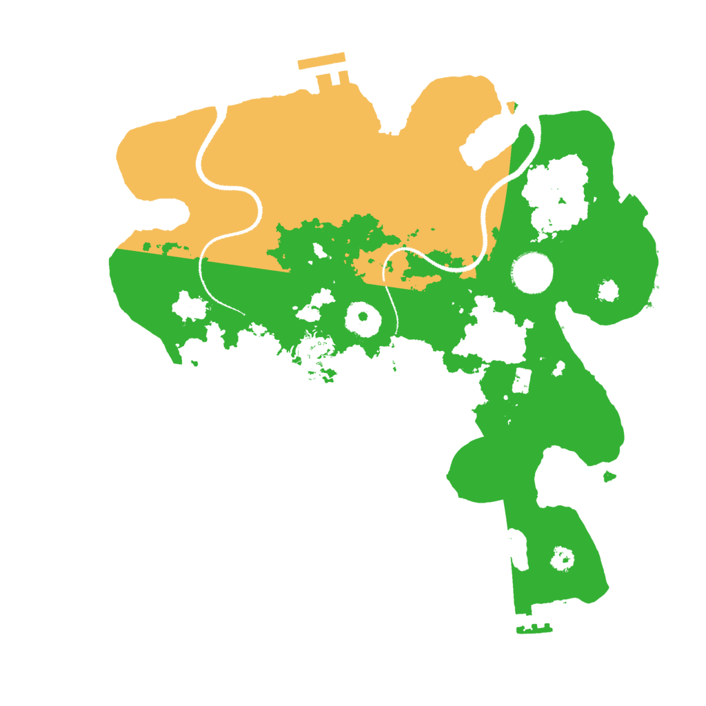 Biome Rust Map: Procedural Map, Size: 3000, Seed: 86275687