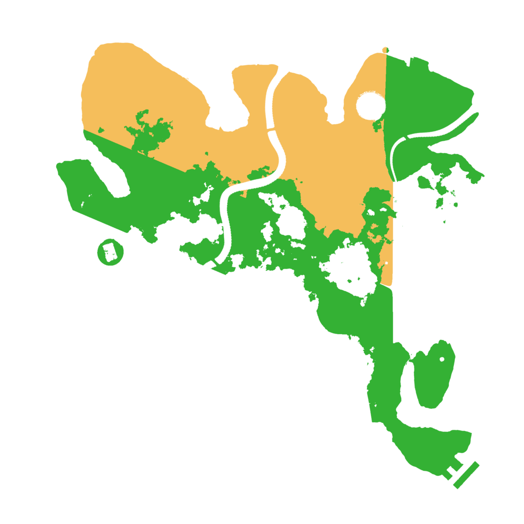 Biome Rust Map: Procedural Map, Size: 3250, Seed: 212309282