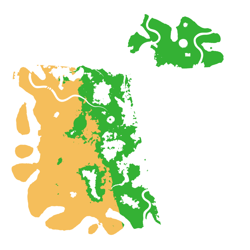 Biome Rust Map: Procedural Map, Size: 5000, Seed: 751393410