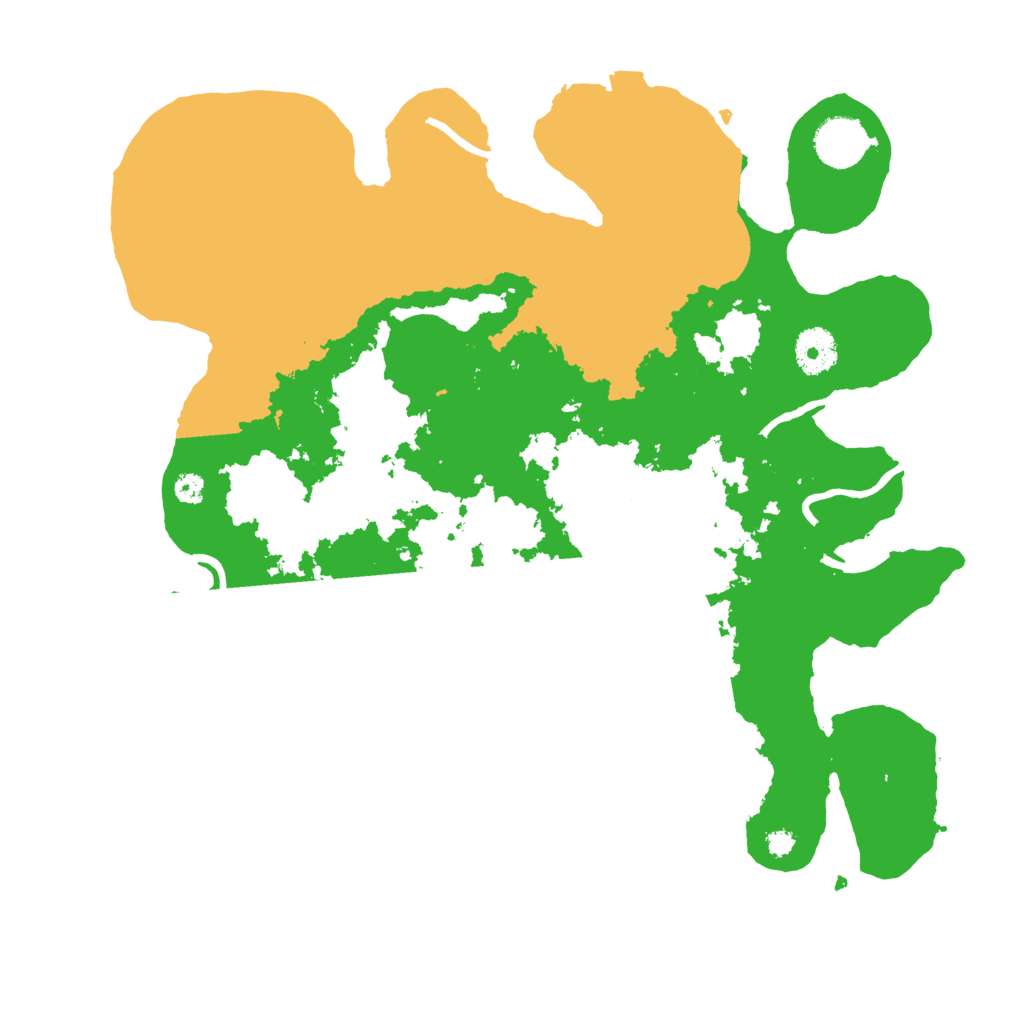 Biome Rust Map: Procedural Map, Size: 3500, Seed: 621667890