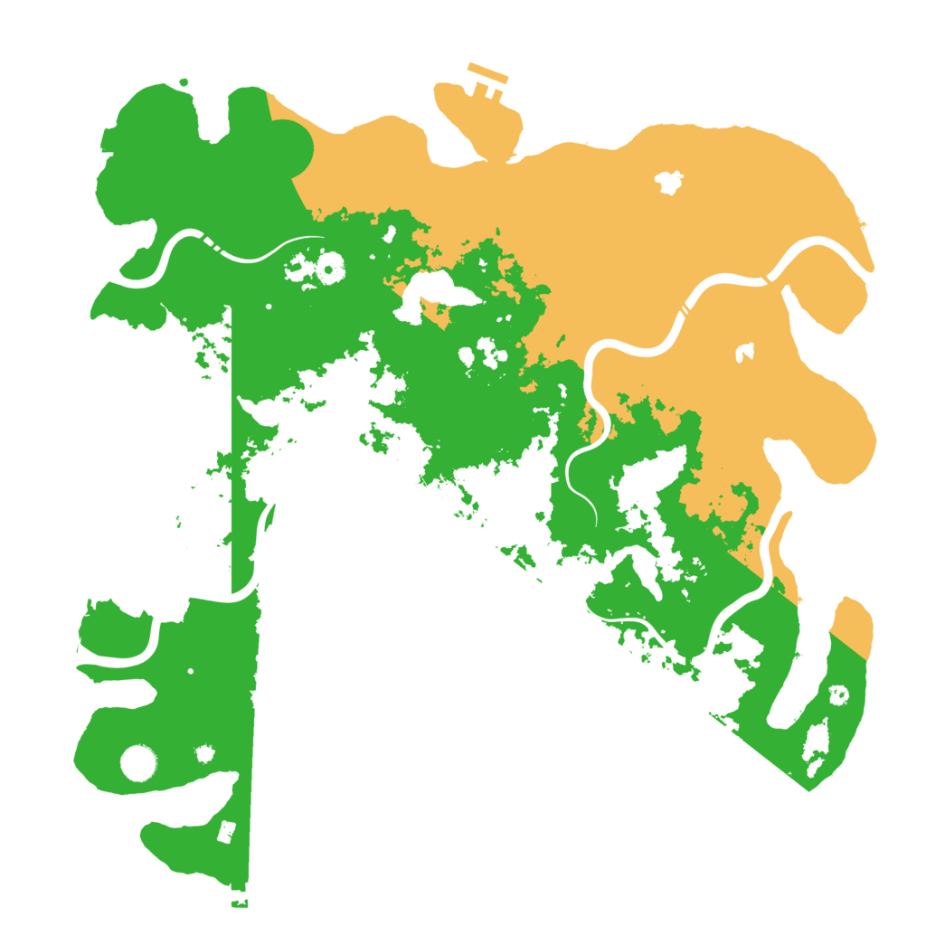 Biome Rust Map: Procedural Map, Size: 4500, Seed: 476543972