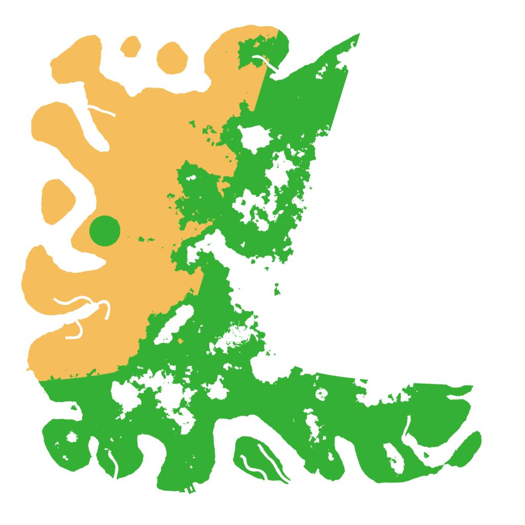 Biome Rust Map: Procedural Map, Size: 4500, Seed: 411267461
