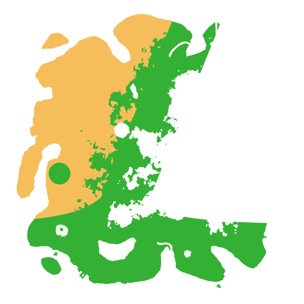 Biome Rust Map: Procedural Map, Size: 3700, Seed: 1753767743